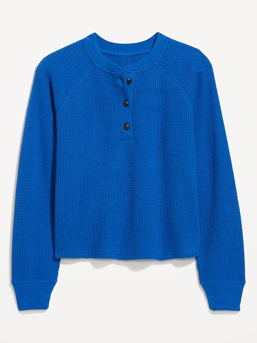 Image number 4 showing, Cozy Thermal-Knit Henley