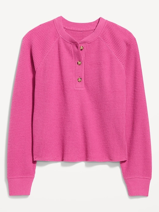 Image number 4 showing, Cozy Thermal-Knit Henley