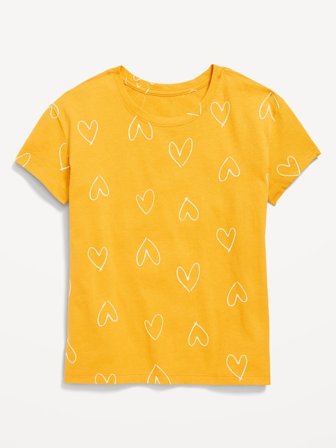 Printed Softest Short-Sleeve T-Shirt for Girls