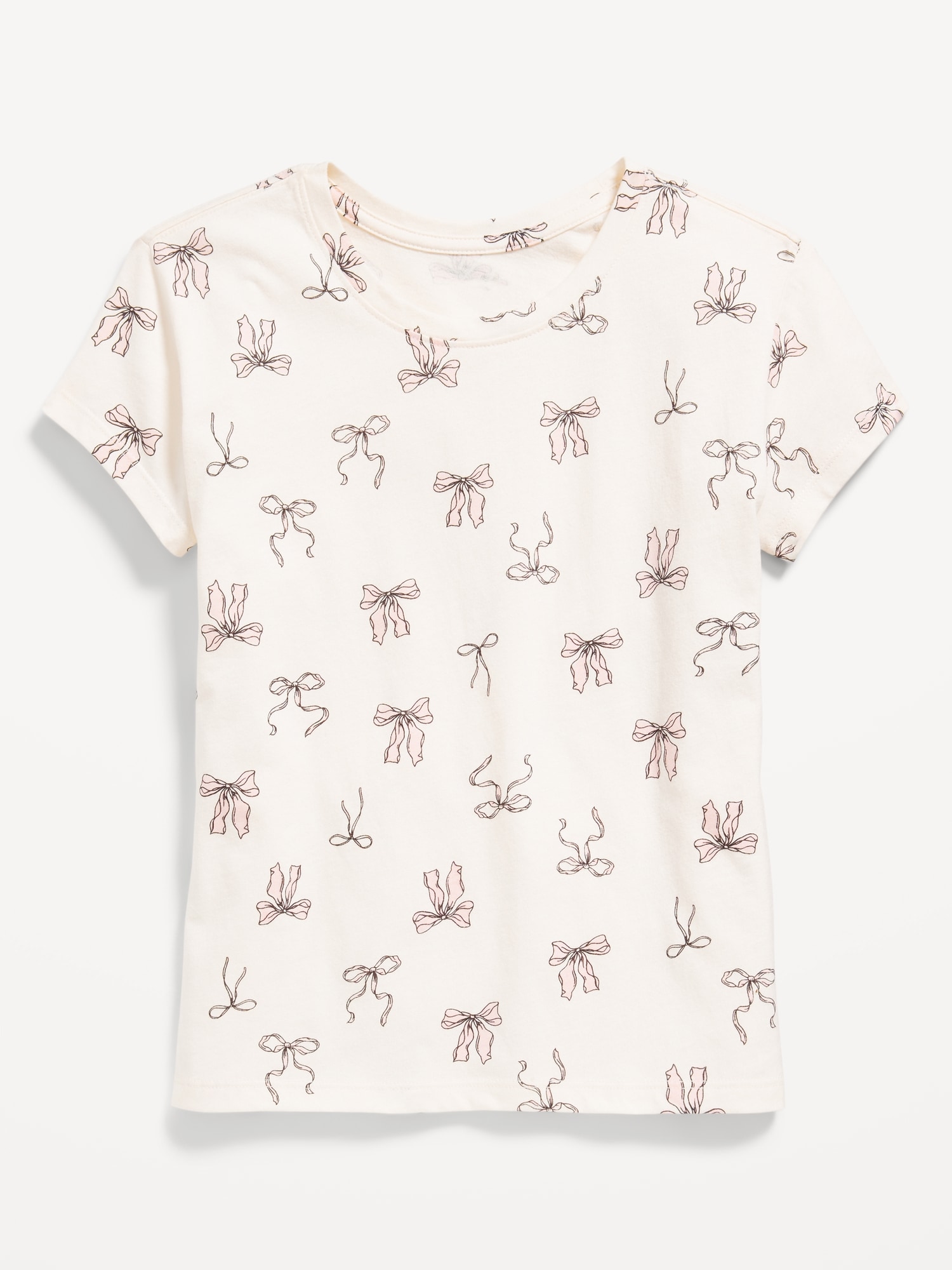 Softest Short-Sleeve Printed T-Shirt for Girls