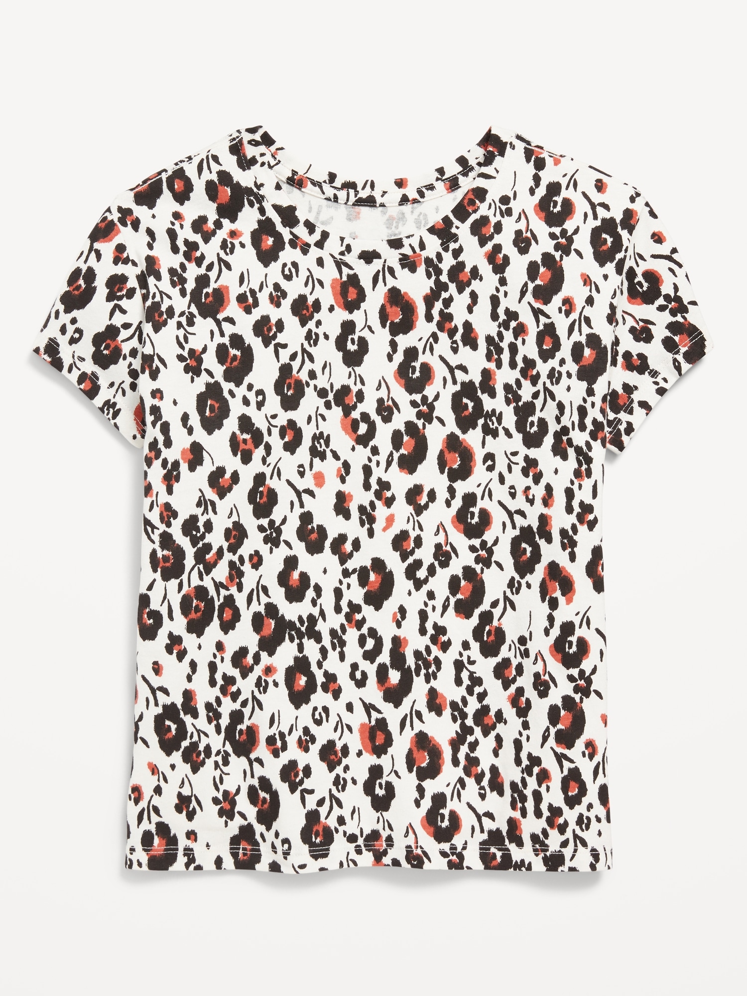 Softest Short-Sleeve Printed T-Shirt for Girls