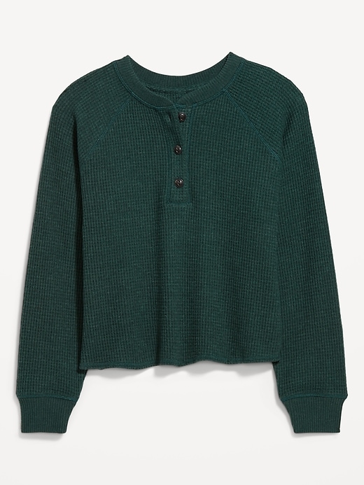 Image number 4 showing, Cozy Thermal-Knit Henley