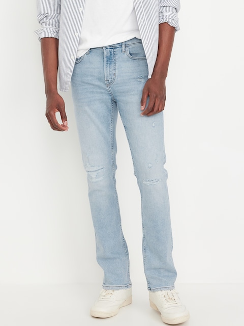 Slim 360° Tech Stretch Performance Jeans - Light Destroyed