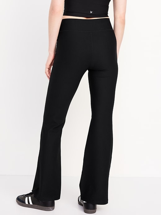 Image number 2 showing, Extra High-Waisted PowerSoft Ribbed Flare Leggings