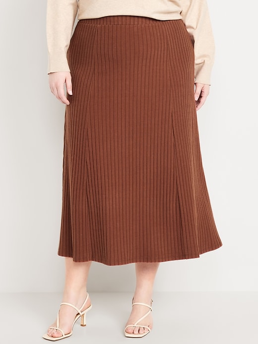 Image number 7 showing, Cozy Ribbed Maxi Skirt