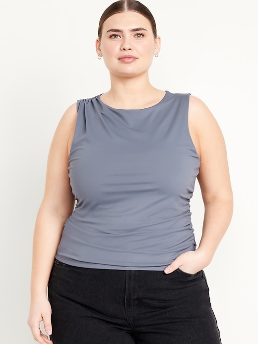 Image number 7 showing, Sleeveless Double-Layer Top