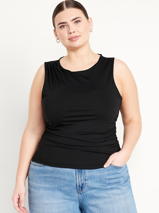 Image number 7 showing, Sleeveless Double-Layer Top