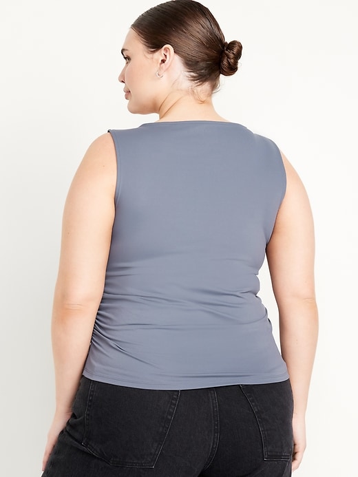 Image number 8 showing, Sleeveless Double-Layer Top