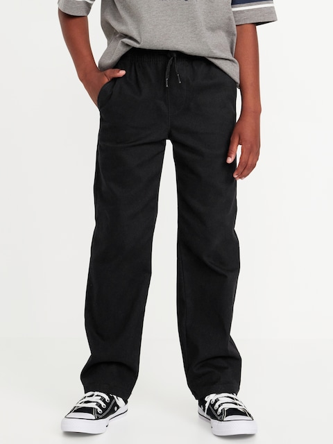 WOW Straight Leg Pull On Pants for Boys - Black Jack
