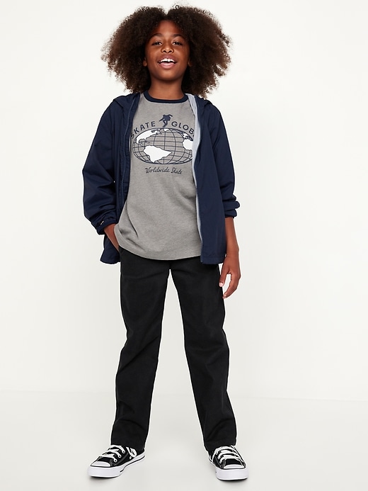 Image number 3 showing, WOW Straight Leg Pull On Pants for Boys