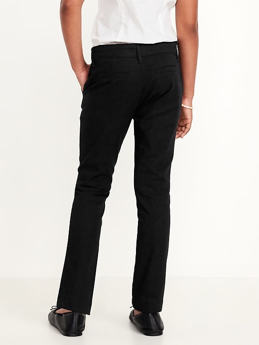 View large product image 2 of 4. Skinny School Uniform Pants for Girls
