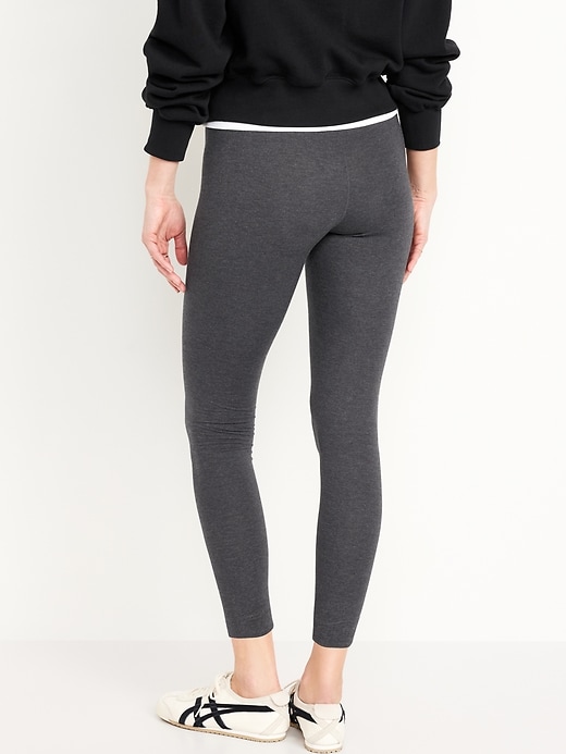 Image number 2 showing, Mid-Rise Jersey Crop Legging