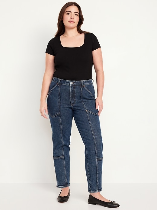 Image number 4 showing, High-Waisted OG Straight Utility Jeans