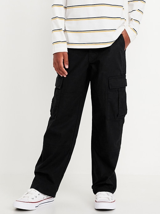 View large product image 1 of 4. Baggy Non-Stretch Cargo Pants for Boys