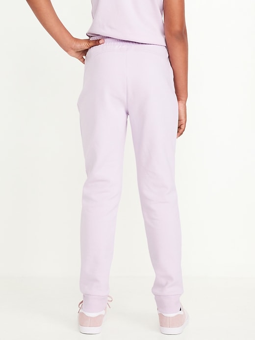 View large product image 2 of 4. Slim High-Waisted Dynamic Fleece Joggers for Girls