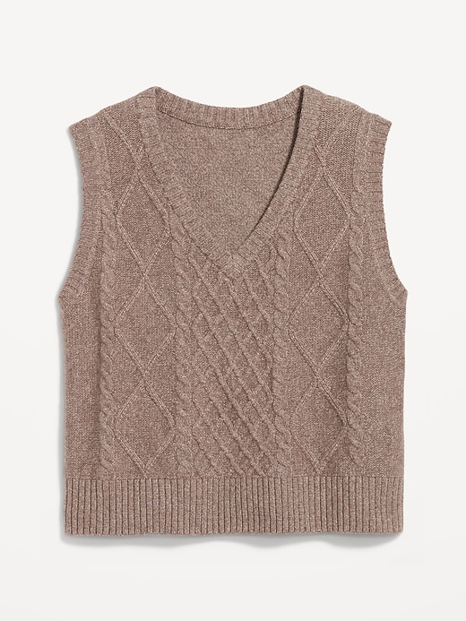 Image number 4 showing, SoSoft Cable-Knit Vest