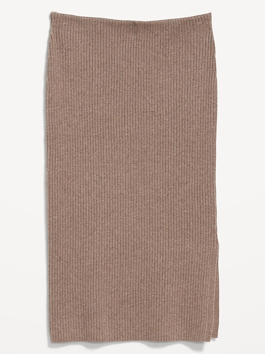 Image number 8 showing, High-Waisted SoSoft Ribbed Midi Skirt