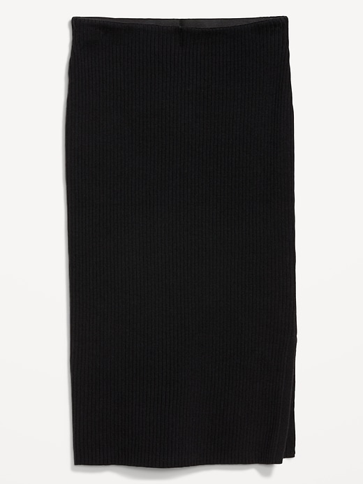 Image number 4 showing, High-Waisted SoSoft Ribbed Midi Skirt