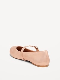 View large product image 4 of 4. Faux-Leather Ballet Flats for Girls