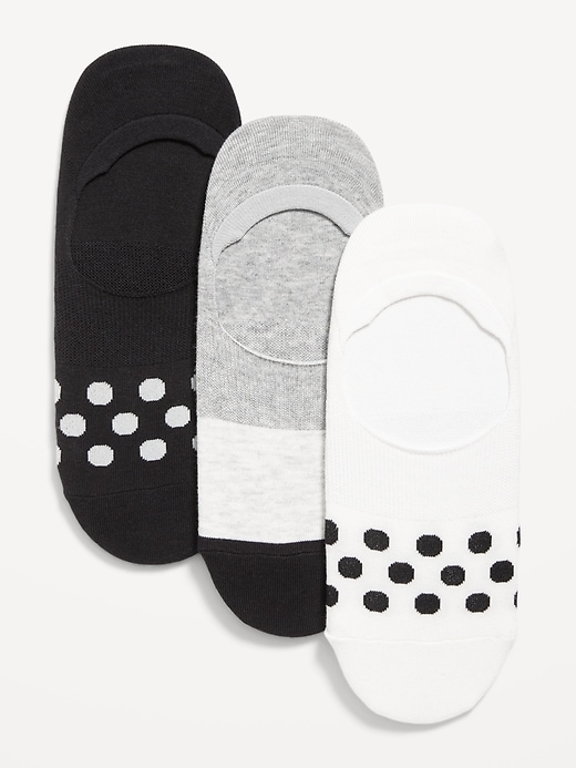 View large product image 1 of 1. No-Show Socks 3-Pack For Women