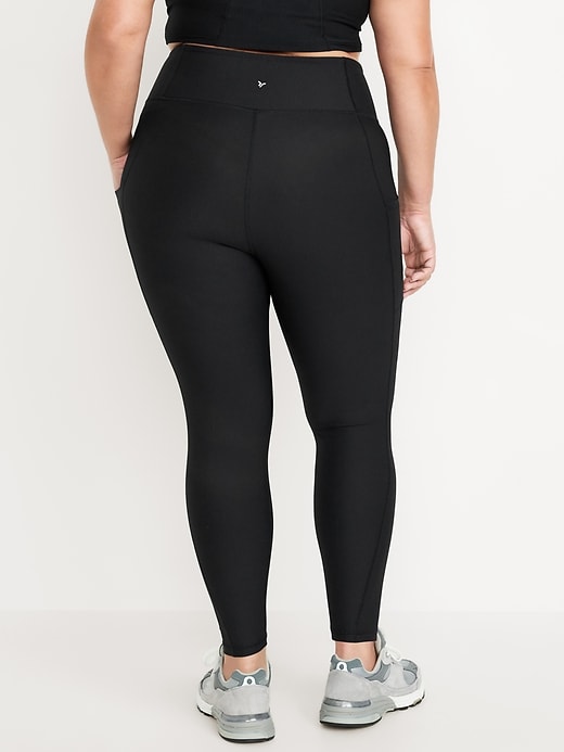 Image number 6 showing, High-Waisted PowerSoft Ribbed Leggings