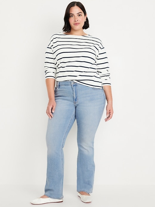 Image number 7 showing, Mid-Rise Wow Boot-Cut Jeans