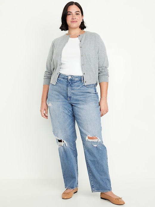 Image number 7 showing, High-Waisted OG Loose Ripped Jeans
