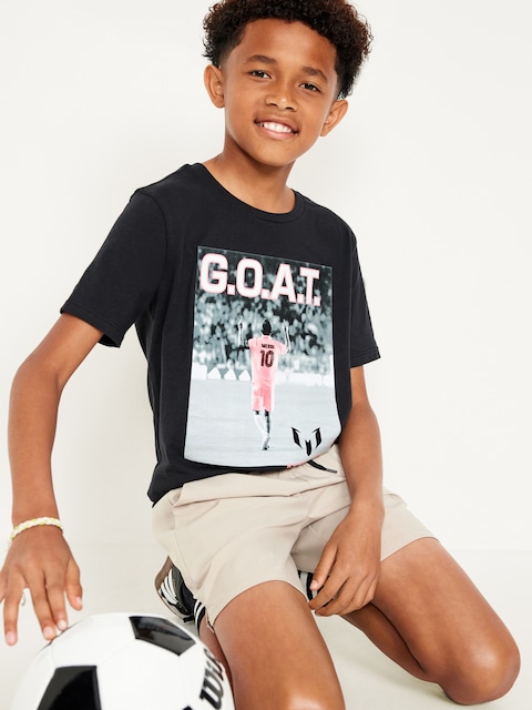 Messi™ Graphic T-Shirt for Boys - Black Jack