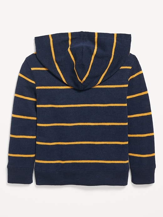 View large product image 2 of 2. Long-Sleeve Plush Hoodie for Toddler Boys