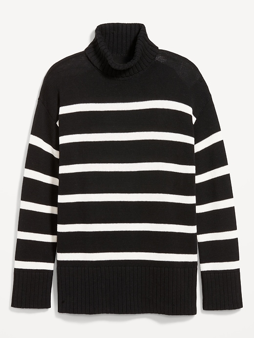 Image number 4 showing, Turtleneck Tunic Sweater