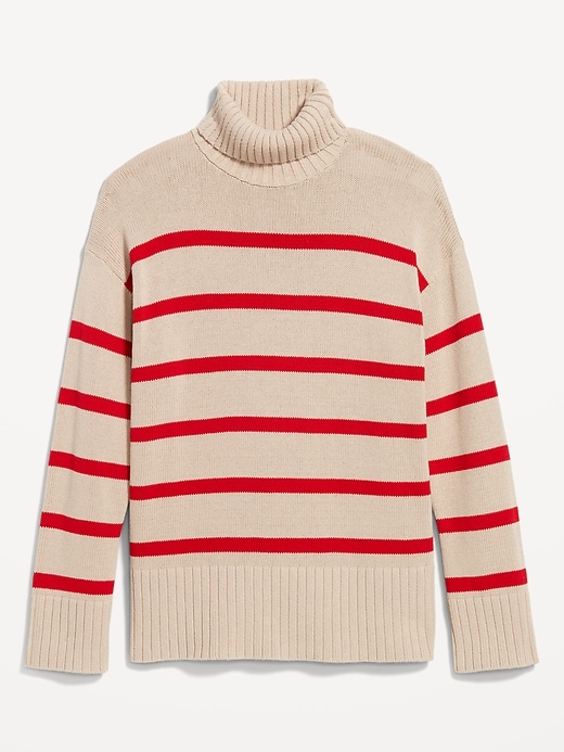 Image number 8 showing, Turtleneck Tunic Sweater