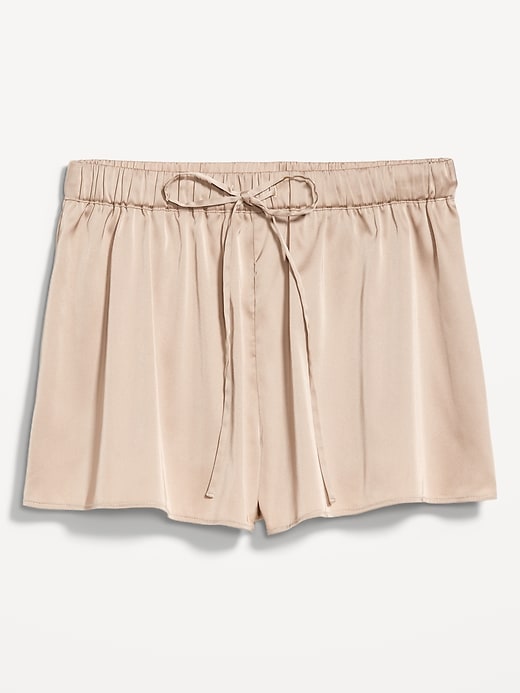 Image number 4 showing, Satin Pajama Shorts