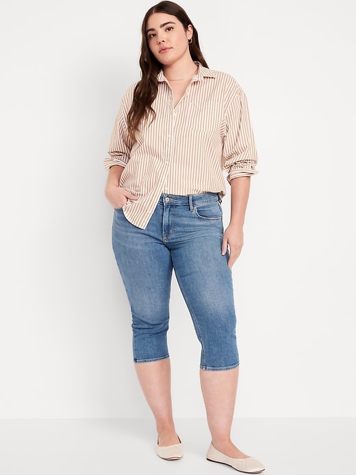 Image number 4 showing, Mid-Rise Wow Capri Jeans