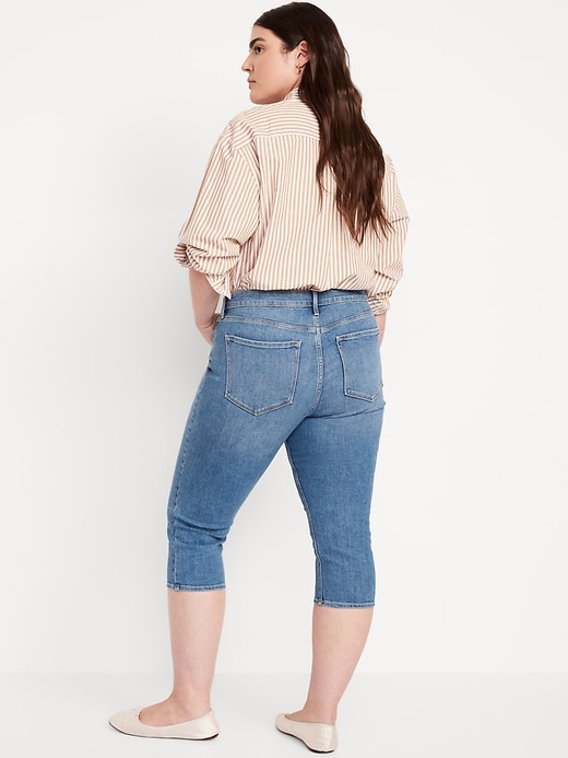 Image number 5 showing, Mid-Rise Wow Capri Jeans