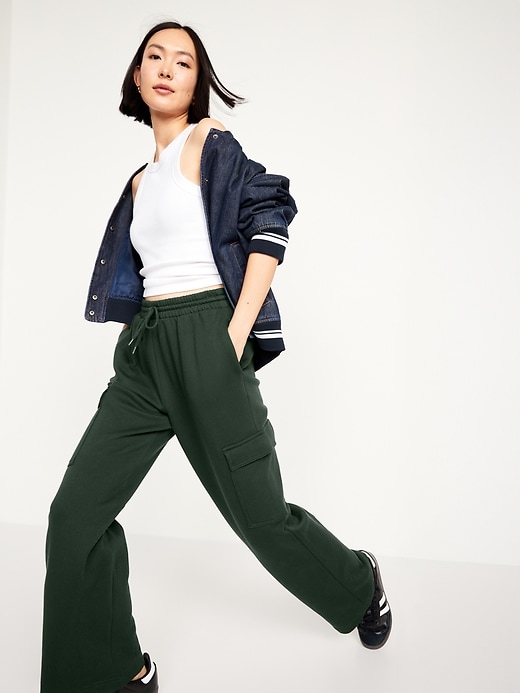 Image number 3 showing, Extra High-Waisted SoComfy Cargo Sweatpants