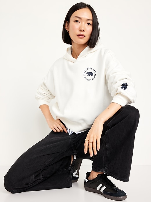 Image number 3 showing, Oversized Logo Pullover for Women