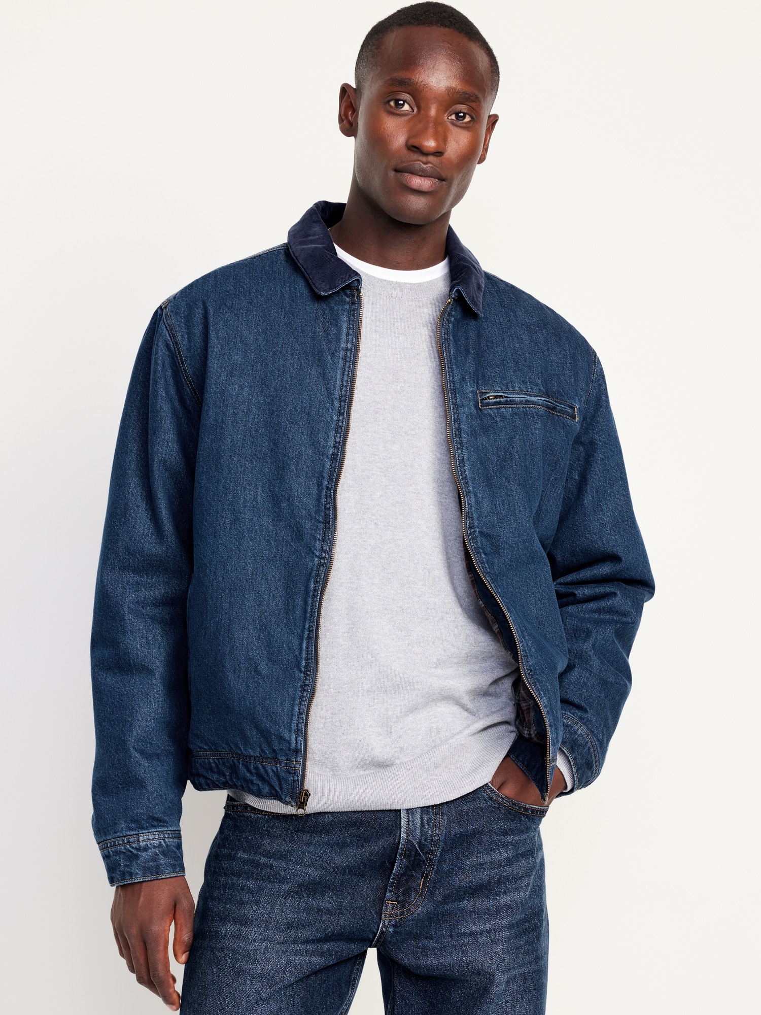 Dark Wash Denim Jackets Old Navy