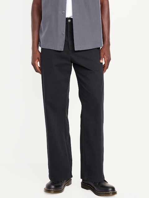Baggy Built-In Flex Rotation Chino Pants - Black Jack