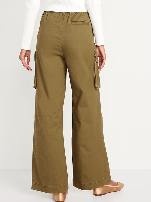 Image number 2 showing, Extra High-Waisted Super Wide-Leg Cargo Pants