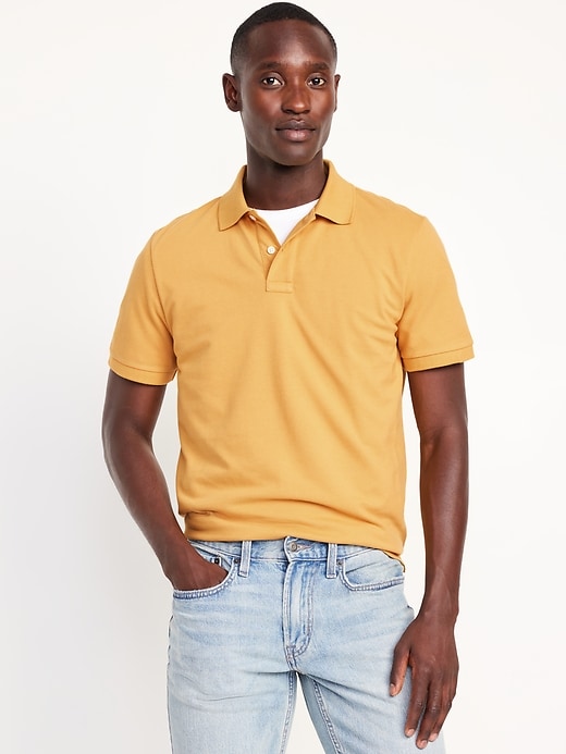 View large product image 1 of 4. Classic Fit Pique Polo