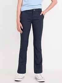 Image number 1 showing, School Uniform Bootcut Pants for Girls