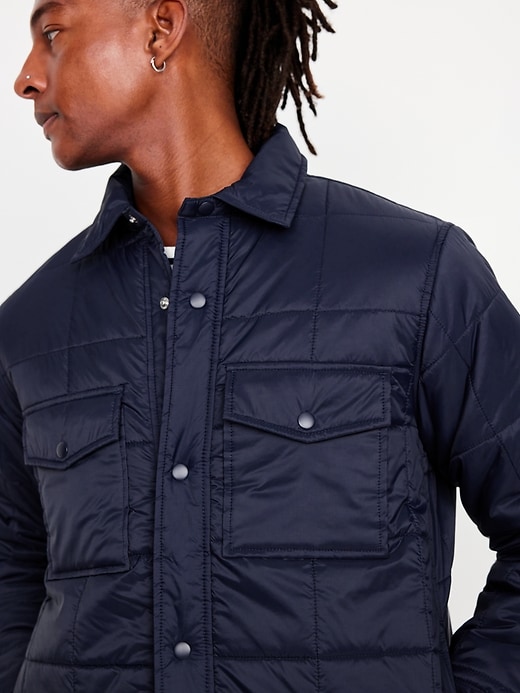 Image number 4 showing, Water-Resistant Quilted Shacket