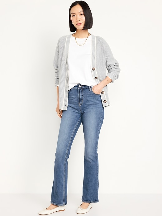 Image number 1 showing, Extra High-Waisted Rockstar Flare Jeans