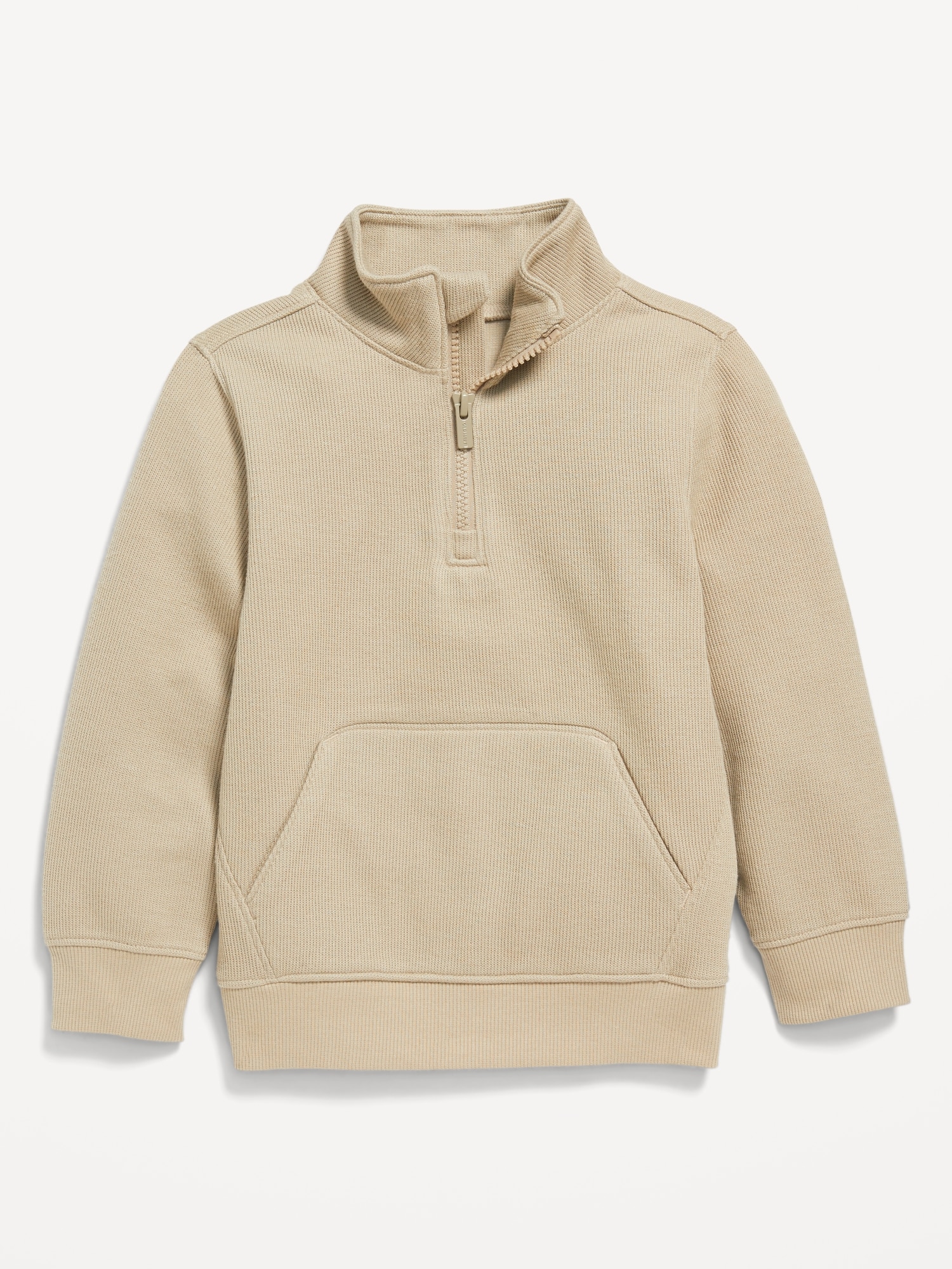 French Rib Quarter-Zip Sweater for Toddler Boys