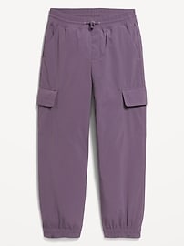 View large product image 4 of 5. High-Waisted Loose Cargo Performance Pants for Girls
