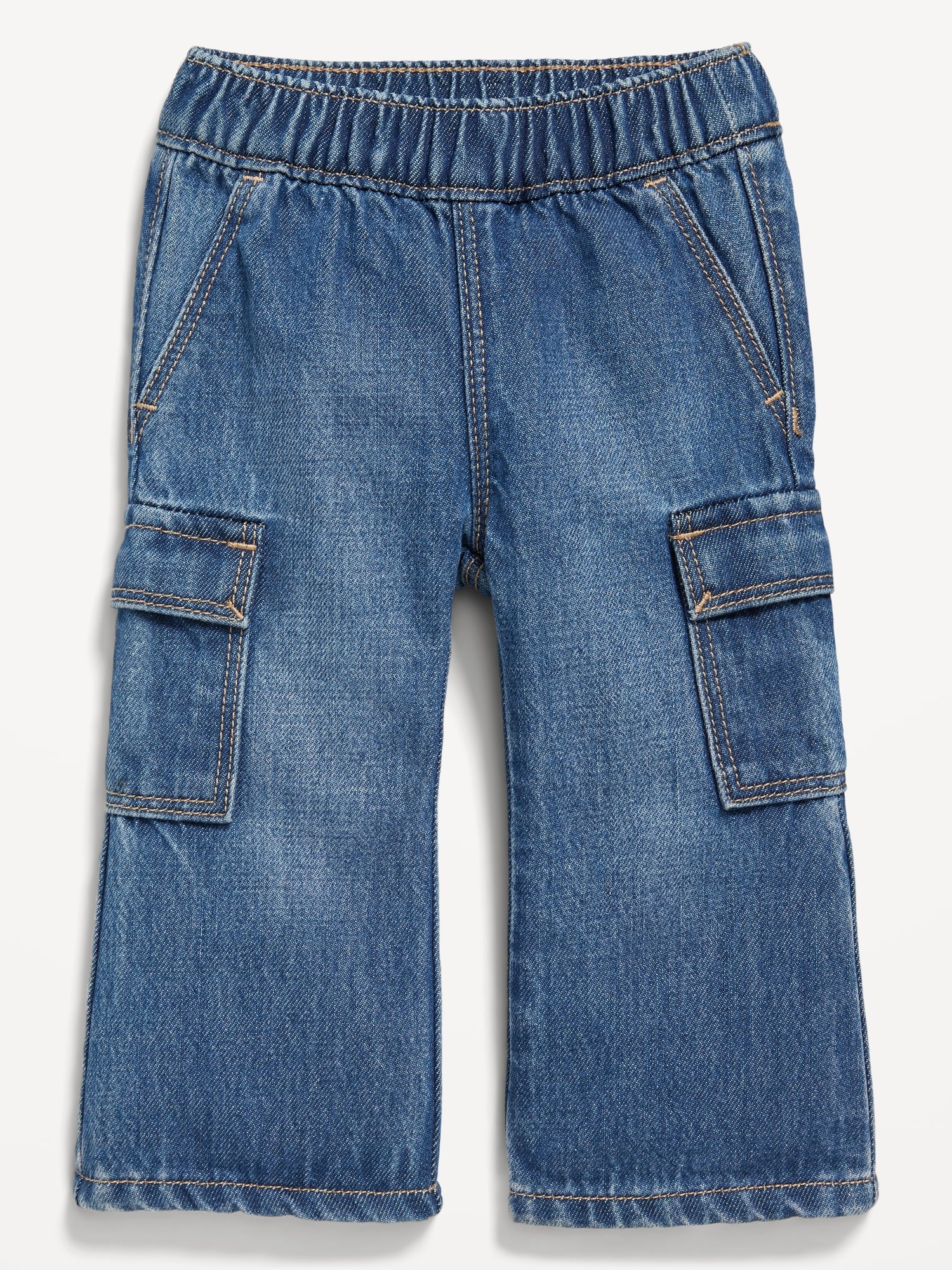 Wide-Leg Cargo Jeans for Baby