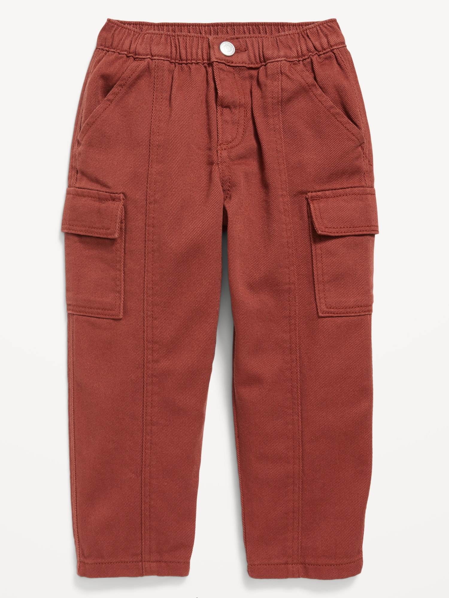 High-Waisted Cargo Balloon Pants for Toddler Girls