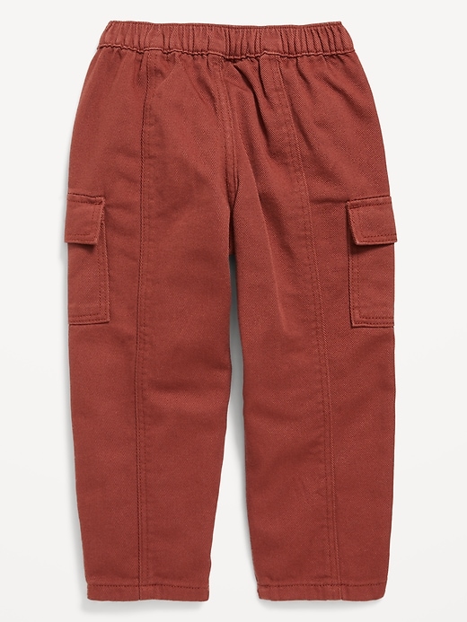 View large product image 2 of 2. High-Waisted Cargo Balloon Pants for Toddler Girls