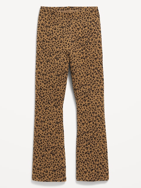 Full-Length Flared Leggings for Girls