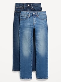 Image number 1 showing, Straight-Leg Built-In Flex Jeans 2-Pack for Boys